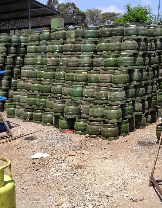 Used 6kg k-gas cylinders