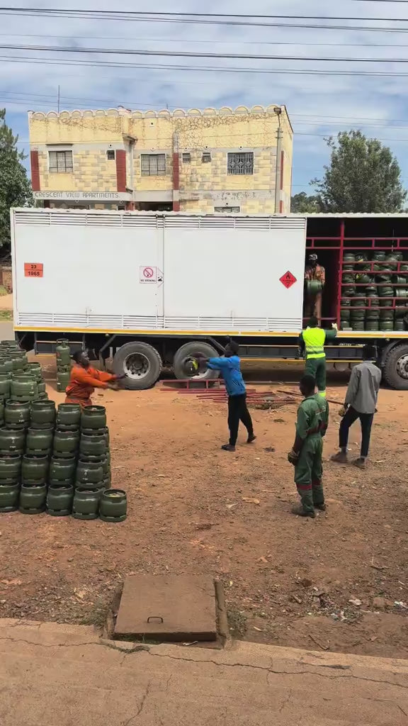 Refilled 6kg k-gas cylinders
