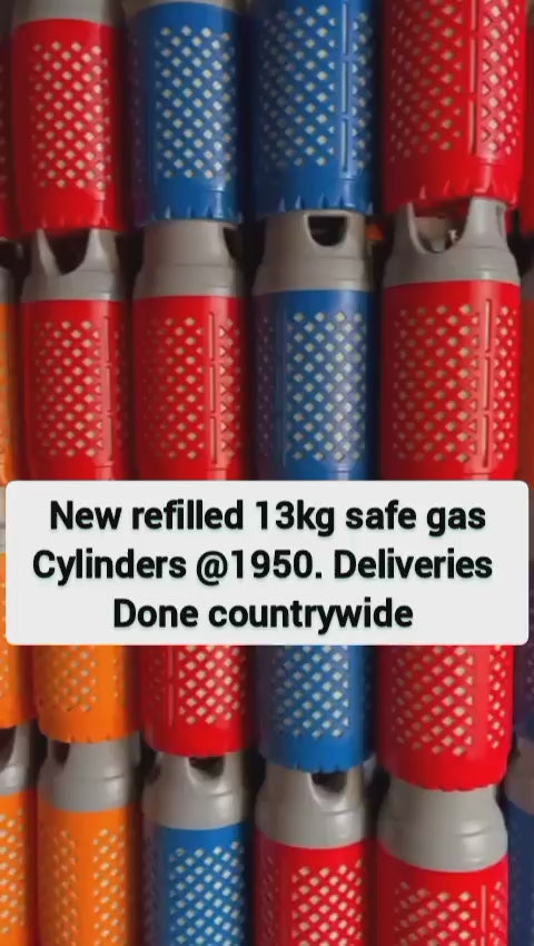 New refilled 13kg safe gas cylinders